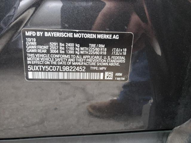 5UXTY5C07L9B22452 BMW X3 Xdrive30i