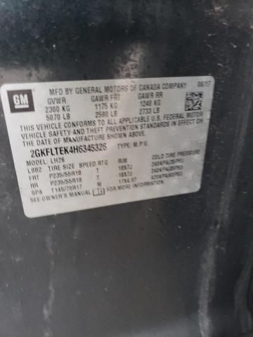 2GKFLTEK4H6345326 GMC Terrain Sle