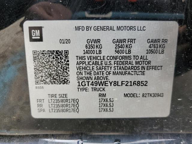 1GT49WEY8LF216852 GMC Sierra K3500 Denali