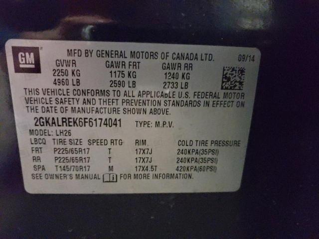 2GKALREK6F6174041 GMC Terrain Sle