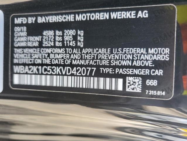 WBA2K1C53KVD42077 BMW 230xi