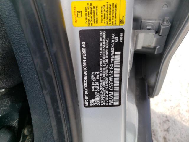 WBAVM1C53FVW58184 BMW X1 Sdrive28i
