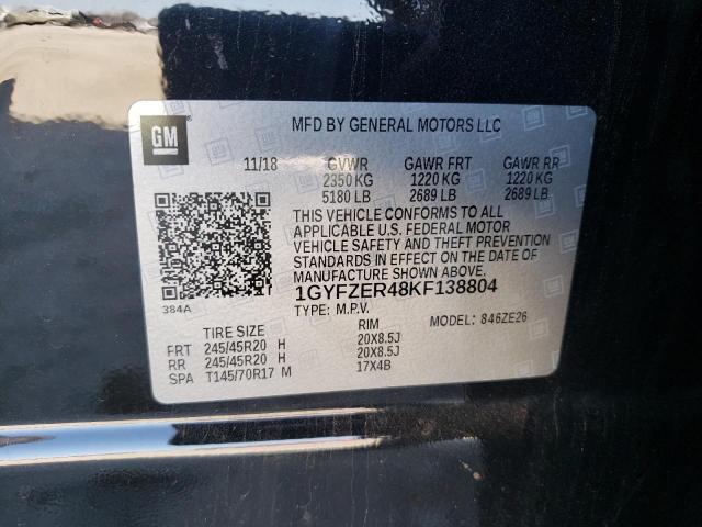 1GYFZER48KF138804 Cadillac XT4 SPORT