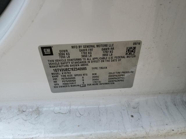 1GTV2UEC7EZ340985 GMC Sierra K1500 Sle