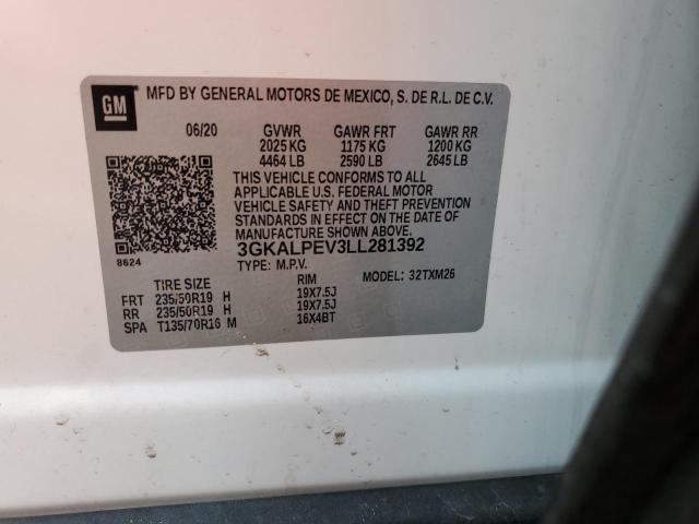 3GKALPEV3LL281392 GMC Terrain Slt