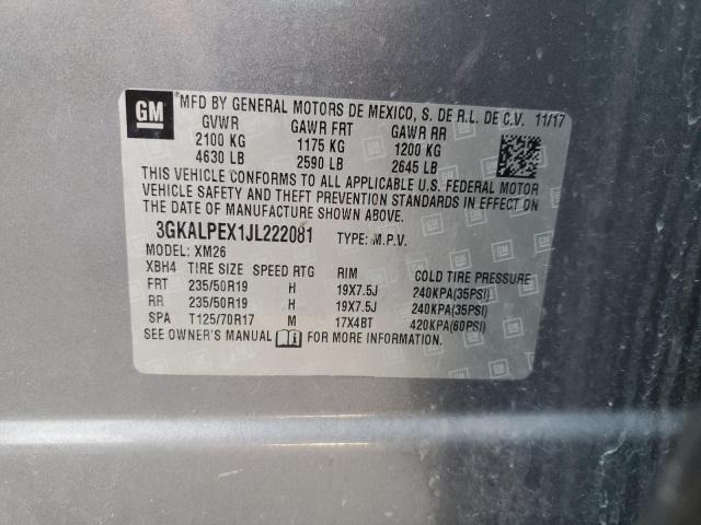 3GKALPEX1JL222081 GMC Terrain Slt
