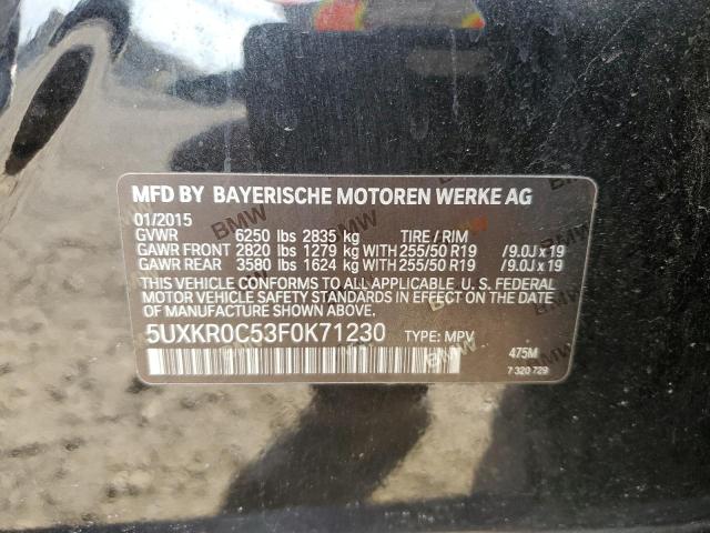 5UXKR0C53F0K71230 BMW X5 Xdrive35i