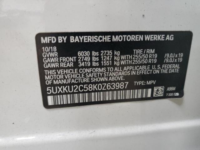 5UXKU2C58K0Z63987 BMW X6 Xdrive35i