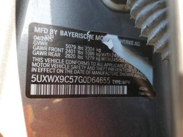 5UXWX9C57G0D64655 BMW X3 Xdrive28i