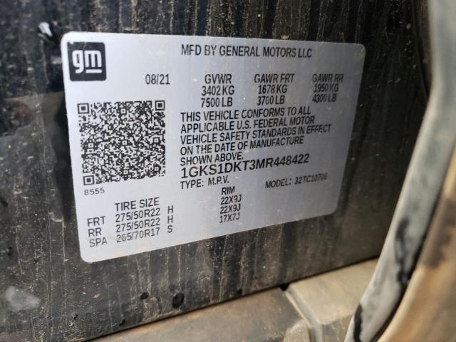 1GKS1DKT3MR448422 GMC YUKON DENALI