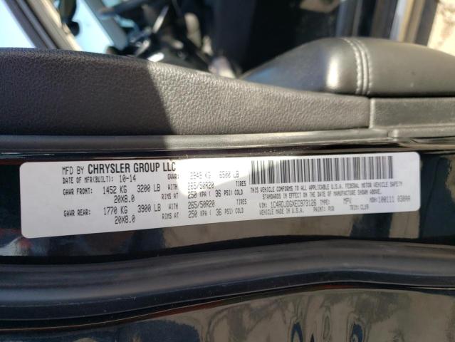 1C4RDJDGXEC973126 Dodge DURANGO LIMITED