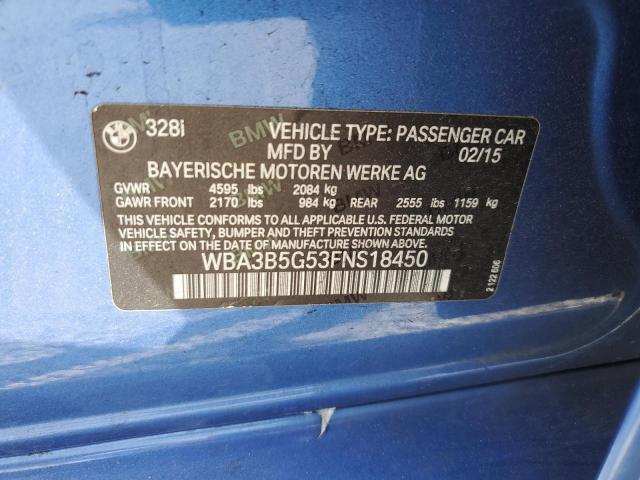 WBA3B5G53FNS18450 BMW 328 Xi Sulev