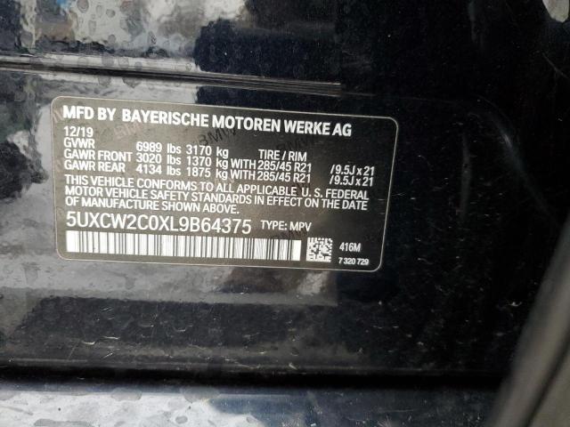 5UXCW2C0XL9B64375 BMW X7 Xdrive40i