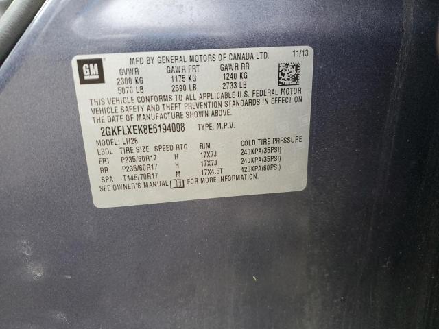 2GKFLXEK8E6194008 GMC Terrain Slt