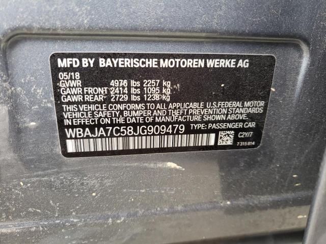WBAJA7C58JG909479 BMW 530 XI