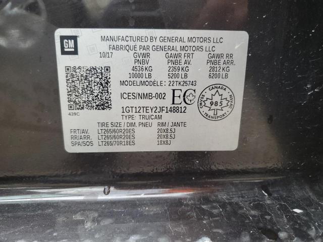 1GT12TEY2JF148812 GMC Sierra K2500 Slt