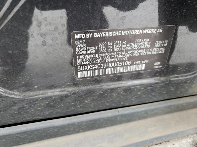 5UXKS4C39H0U05106 BMW X5 Xdrive35d