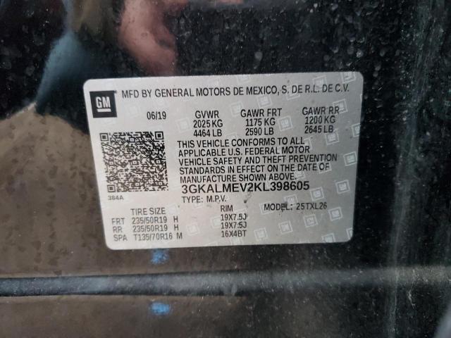 3GKALMEV2KL398605 GMC Terrain Sle