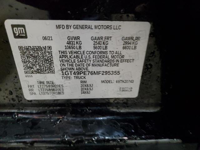 1GT49PE76MF295355 GMC Sierra K2500 At4