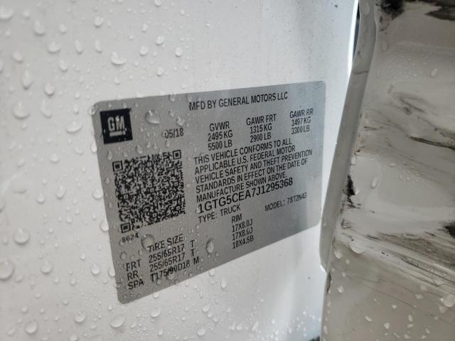 1GTG5CEA7J1295368 GMC CANYON SLE