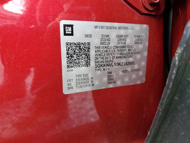 1GKKNVLS0KZ152691 GMC Acadia All Terrain