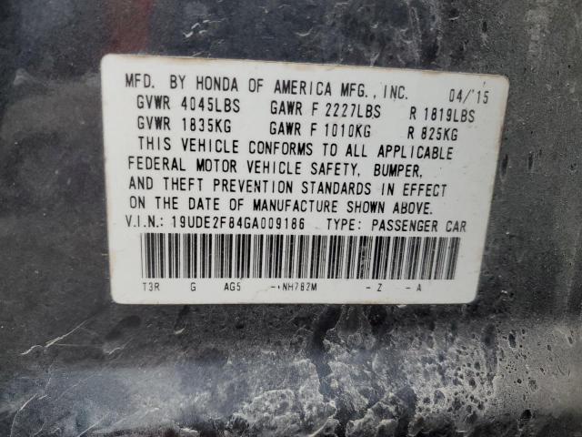 19UDE2F84GA009186 Acura Ilx Premium Tech