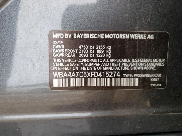 WBA4A7C5XFD415274 BMW 428 Xi Gran Coupe