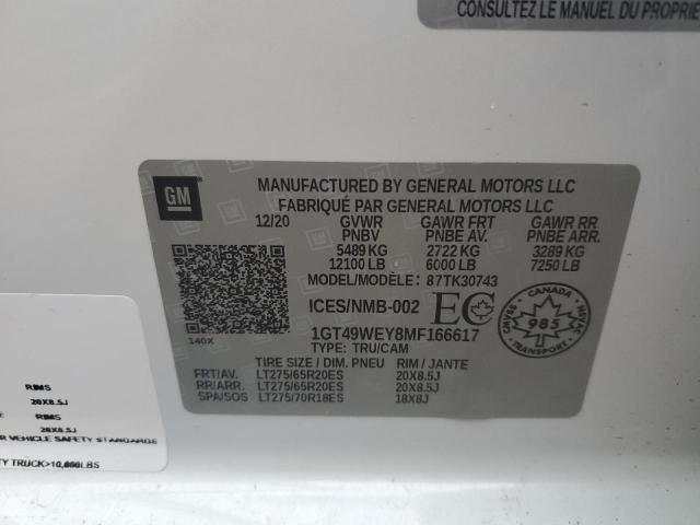 1GT49WEY8MF166617 GMC Sierra K3500 Denali