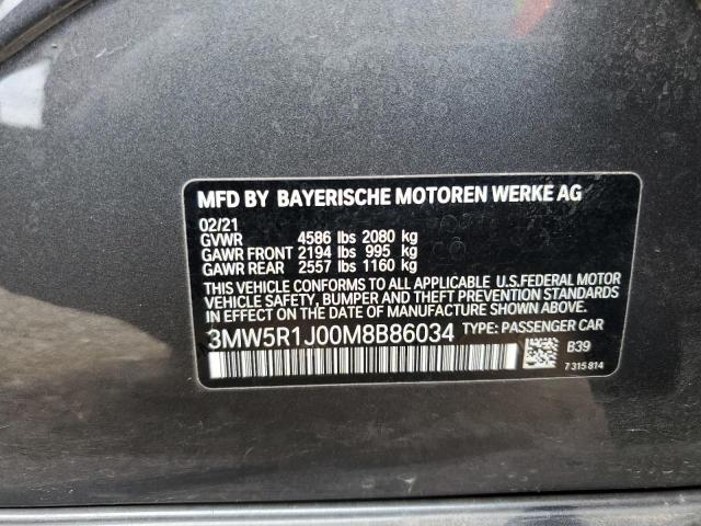 3MW5R1J00M8B86034 BMW 330I