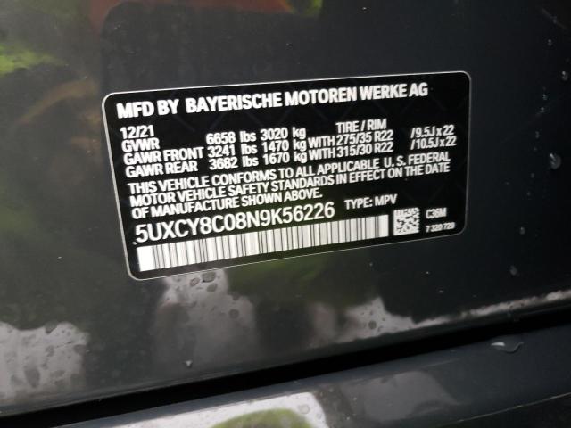 5UXCY8C08N9K56226 BMW X6 M50i