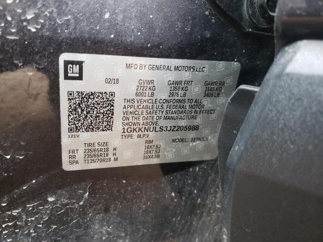 1GKKNULS3JZ205988 GMC Acadia Slt-1