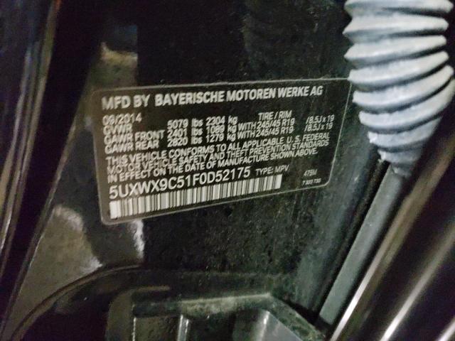 5UXWX9C51F0D52175 BMW X3 Xdrive28i