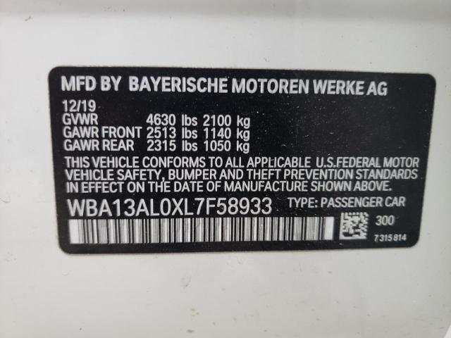 WBA13AL0XL7F58933 BMW M235XI