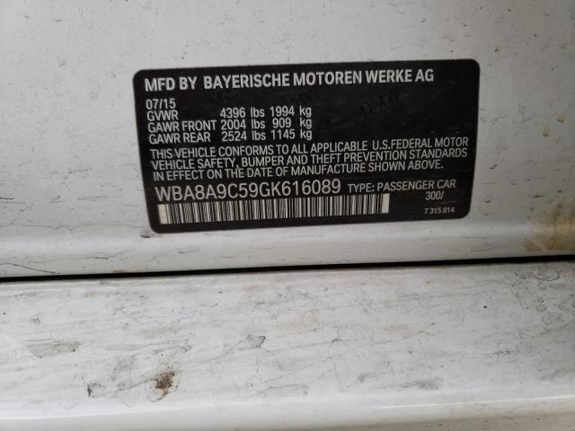 WBA8A9C59GK616089 BMW 320 I