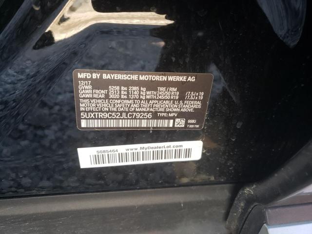 5UXTR9C52JLC79256 BMW X3 Xdrive30i