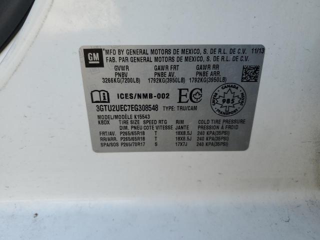 3GTU2UEC7EG308548 GMC Sierra K1500 Sle