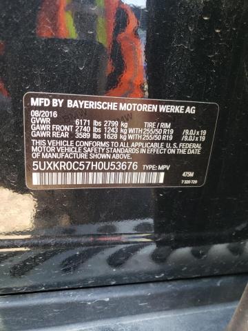 5UXKR0C57H0U53676 BMW X5 Xdrive35i
