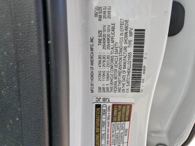 5J8TC1H6XLL021655 Acura Rdx A-spec