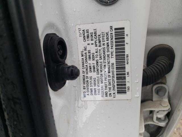 2HGFC2F59JH512256 Honda Civic Lx