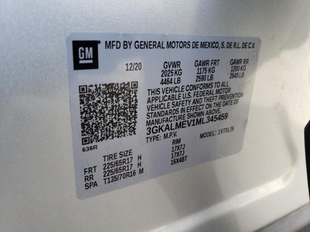 3GKALMEV1ML345459 GMC Terrain Sle