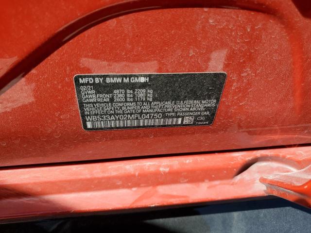 WBS33AY02MFL04750 BMW M3 Competition