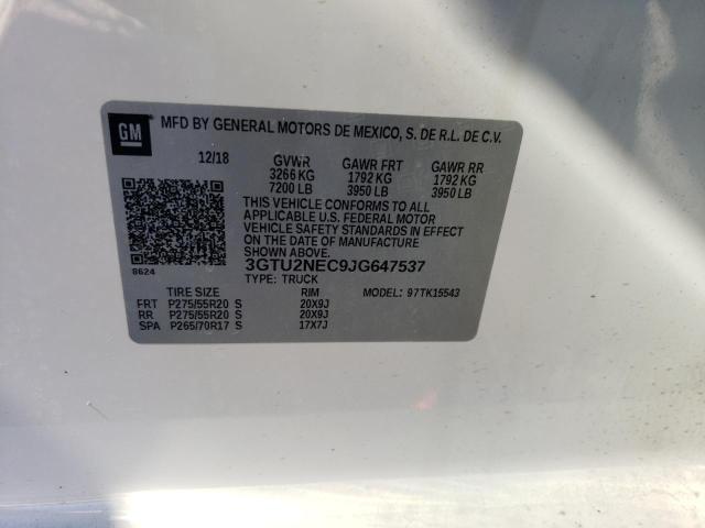 3GTU2NEC9JG647537 GMC Sierra K1500 Slt