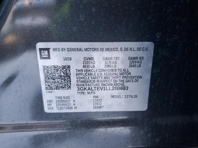 3GKALTEV1LL200883 GMC Terrain Sle