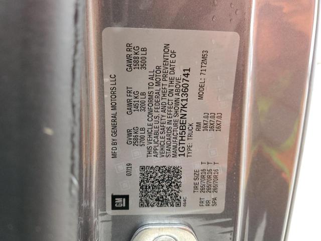 1GTH5BEN7K1360741 GMC Canyon