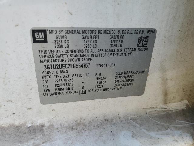 3GTU2UEC2EG564757 GMC Sierra K1500 Sle