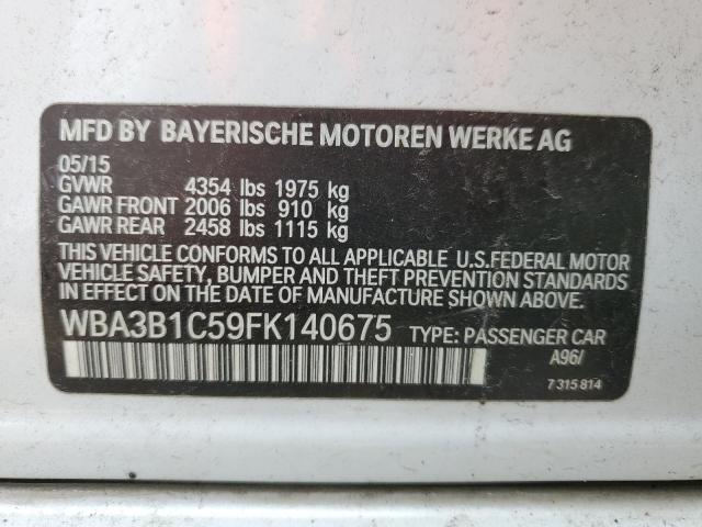 WBA3B1C59FK140675 BMW 320 I