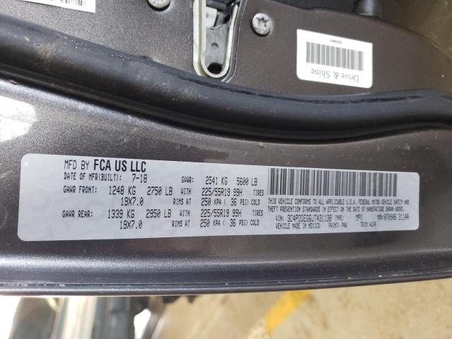 3C4PDDEG6JT431138 Dodge JOURNEY GT