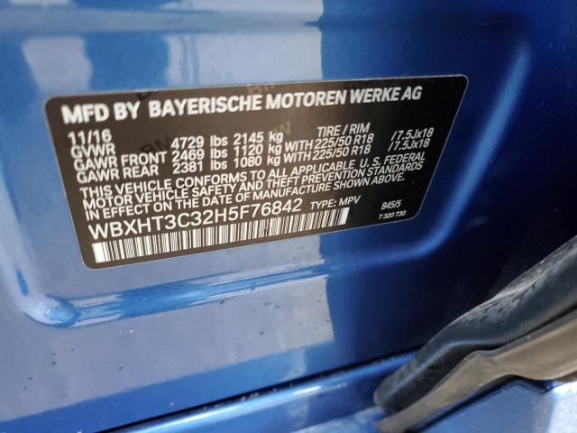 WBXHT3C32H5F76842 BMW X1 Xdrive28i