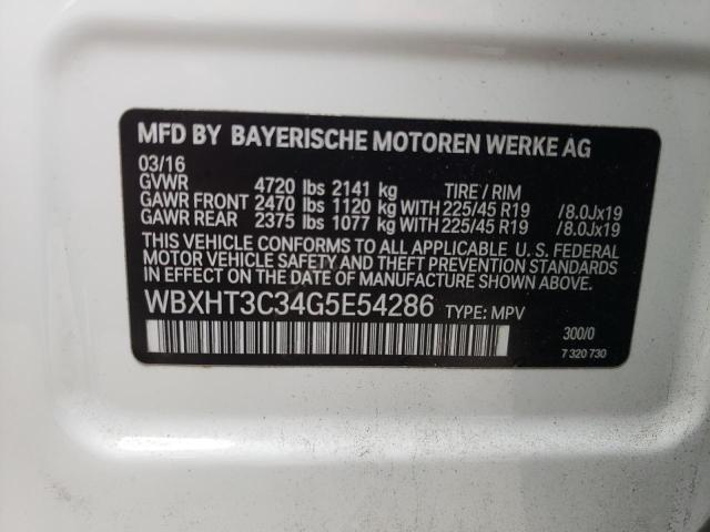 WBXHT3C34G5E54286 BMW X1 Xdrive28i