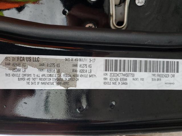 2C3CDXCT7HH587759 Dodge CHARGER R/T